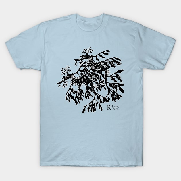 Leafy Seadragon Pair T-Shirt by R Honey Pots